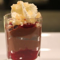 mini cranberry ginger parfait